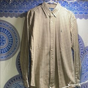 Chocolate Brown polo button down shirt